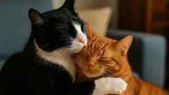 Neobjímá se bezdůvodně: Jak poznat, zda jsou vaše kočky opravdu kamarádky