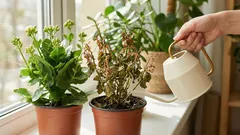 Žádná hnojiva ani přesazování – metoda, která zachraňuje uschlé květiny