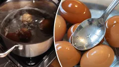 Proč vařit vejce spolu s kovovou lžící: neobvyklý trik šéfkuchaře